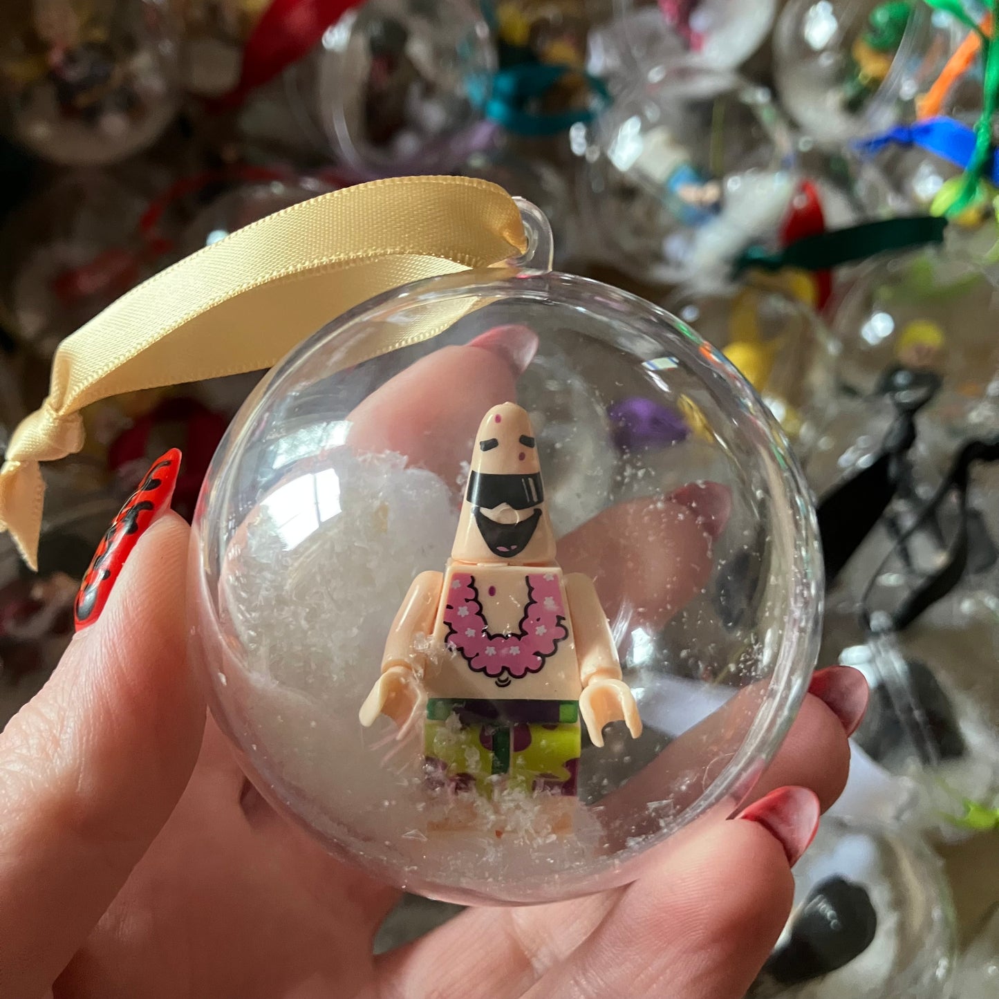 Sponge Christmas Bauble