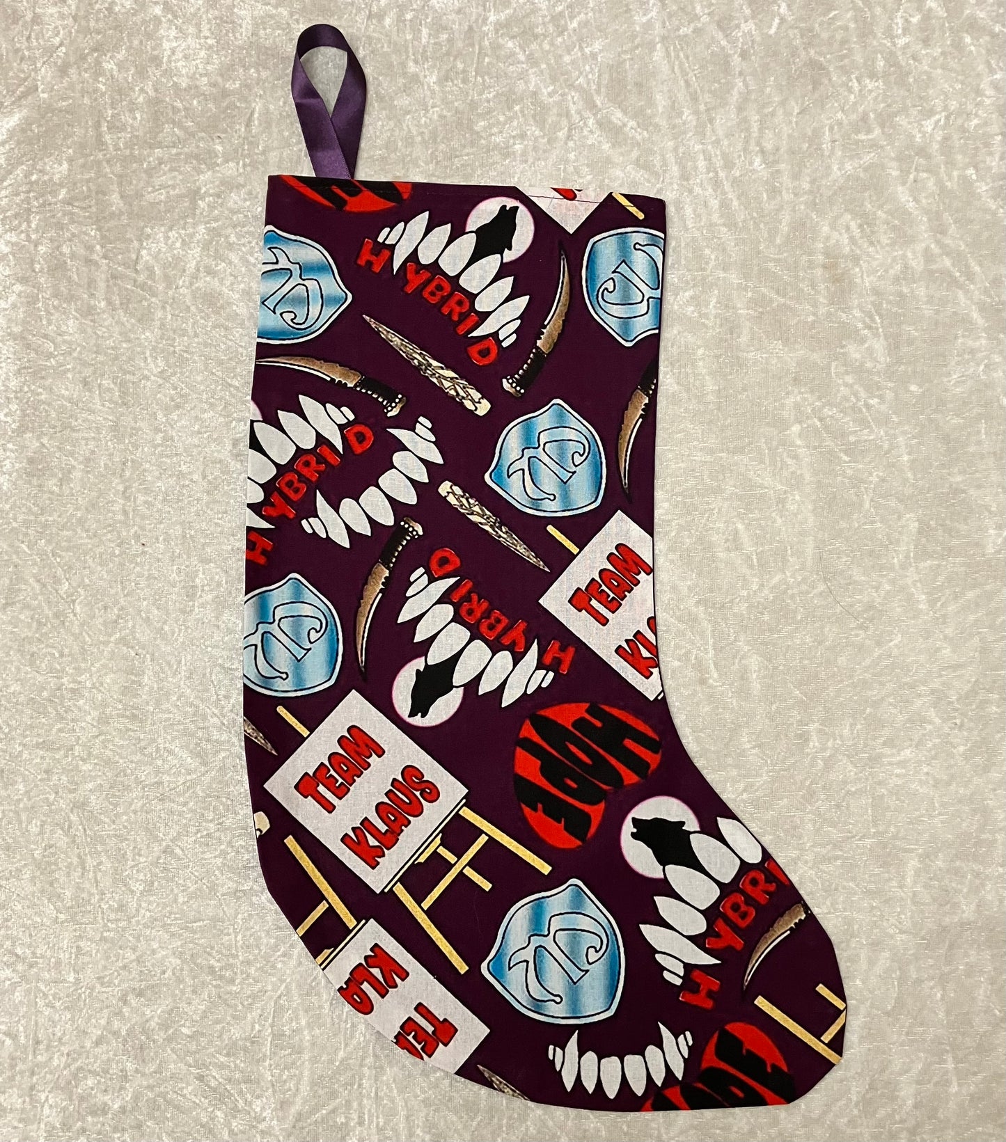 Team Klaus Christmas Stocking