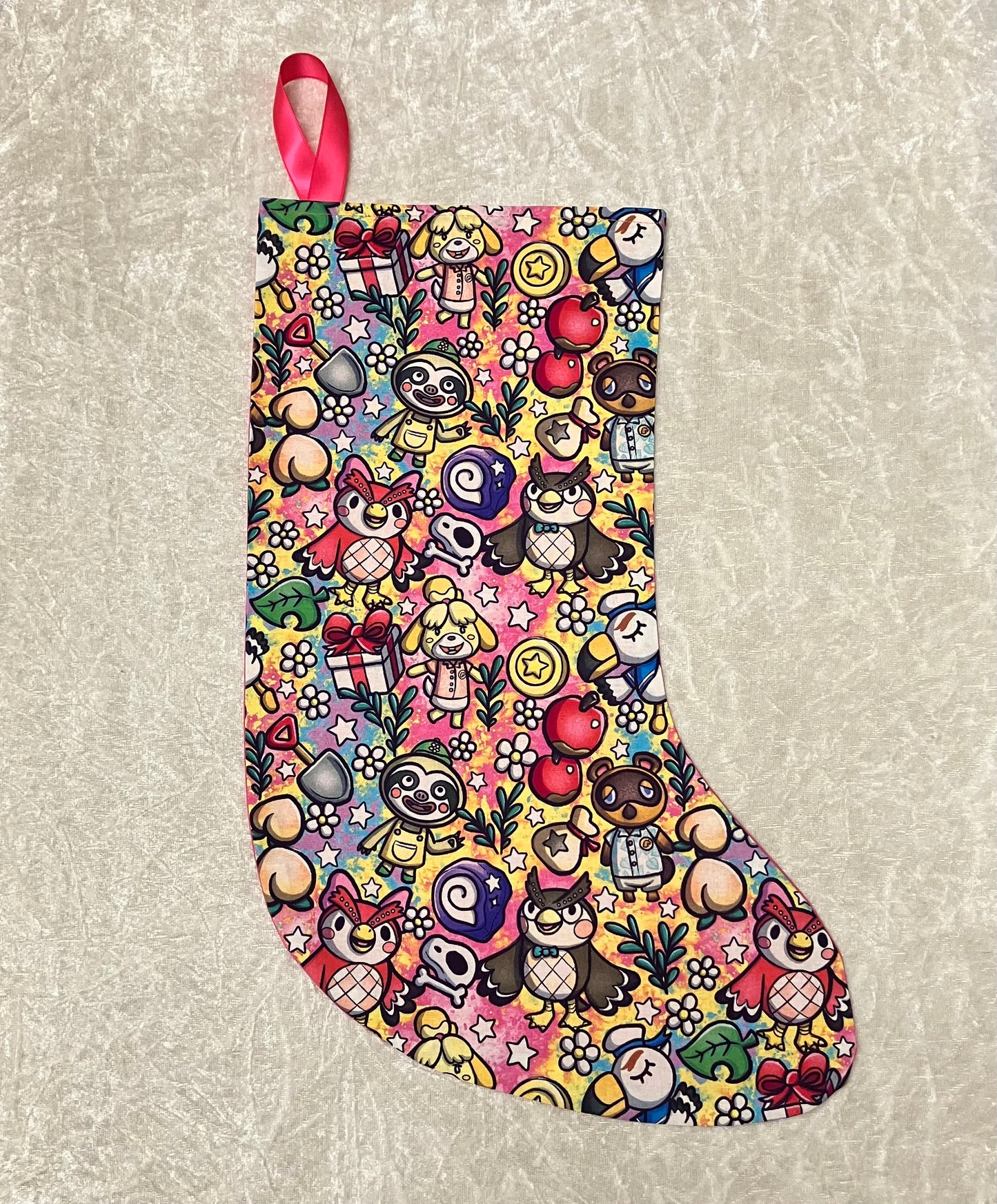 Animal Game Christmas Stocking