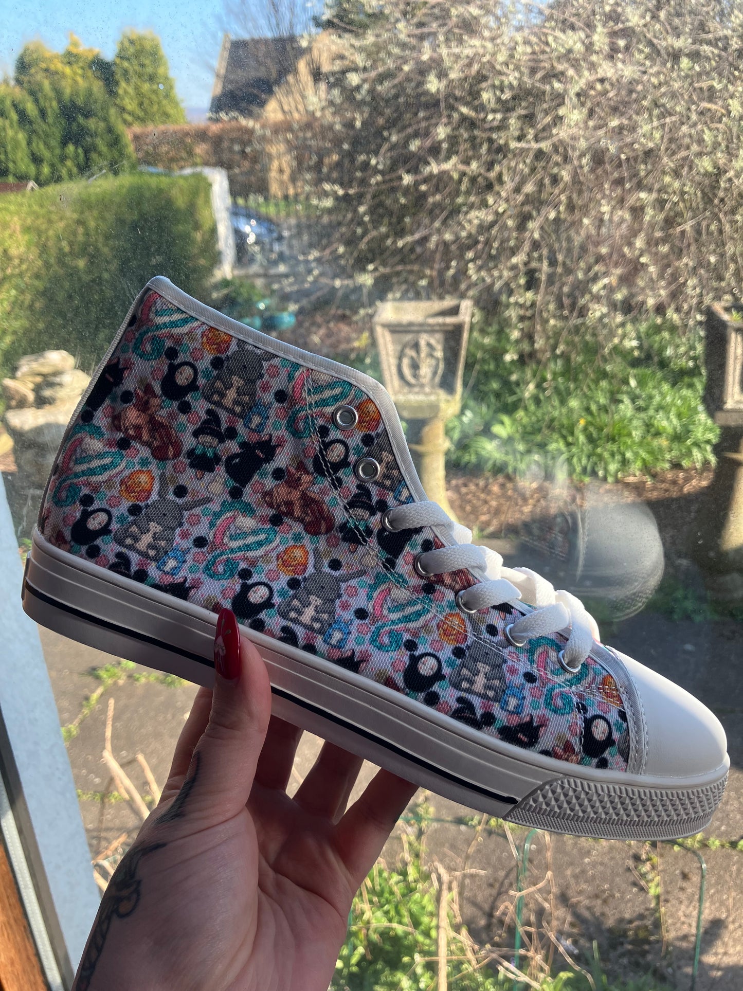 Cartoon High Tops