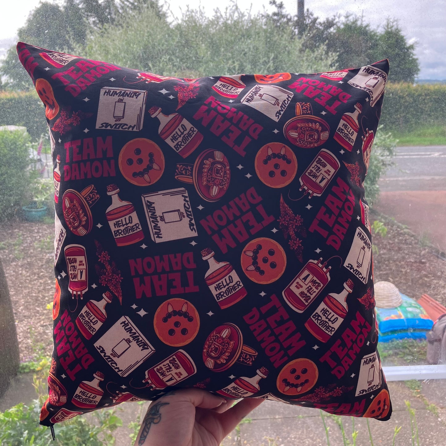 Team Damon Cushion Cover