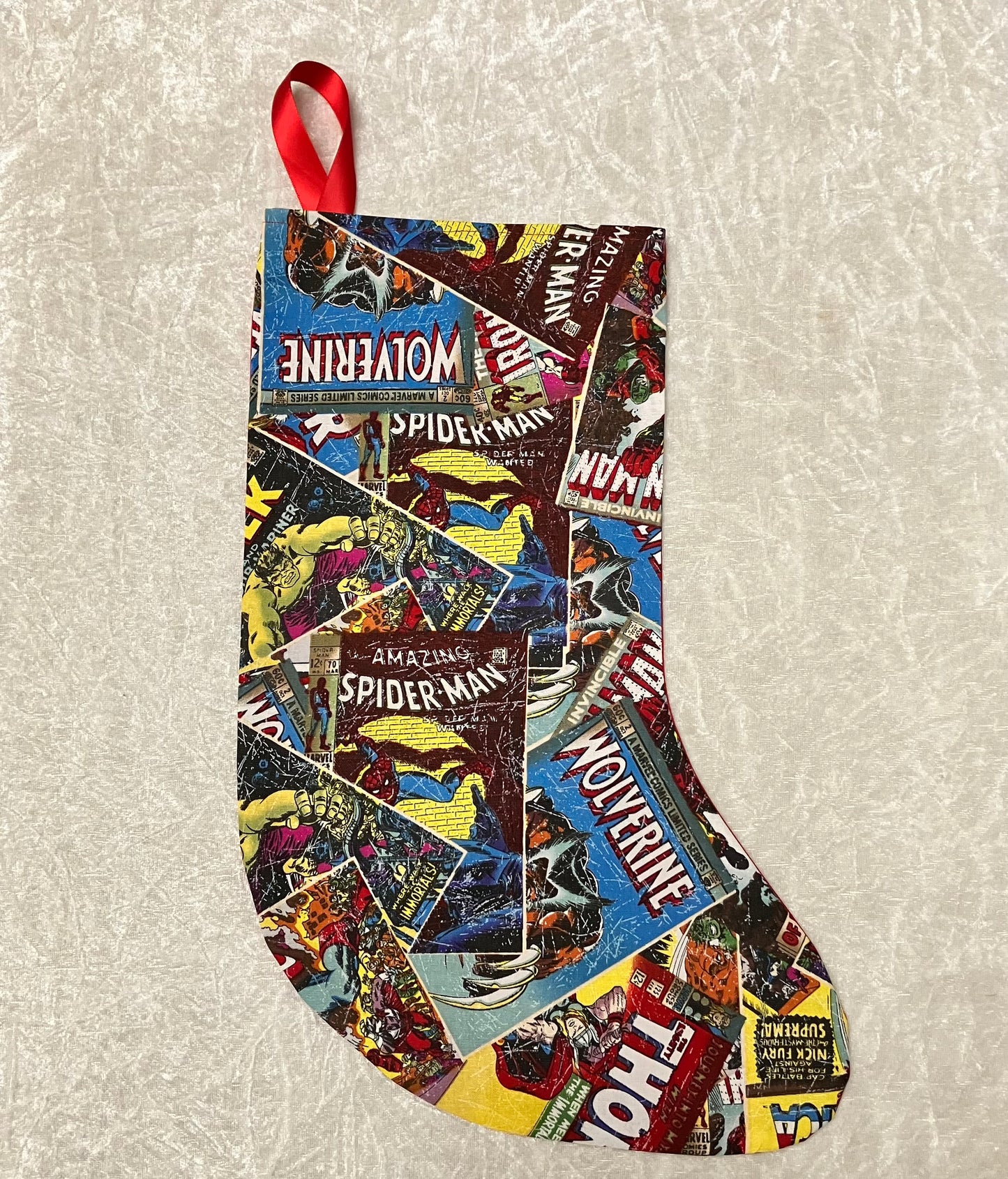 Superhero Christmas Stocking