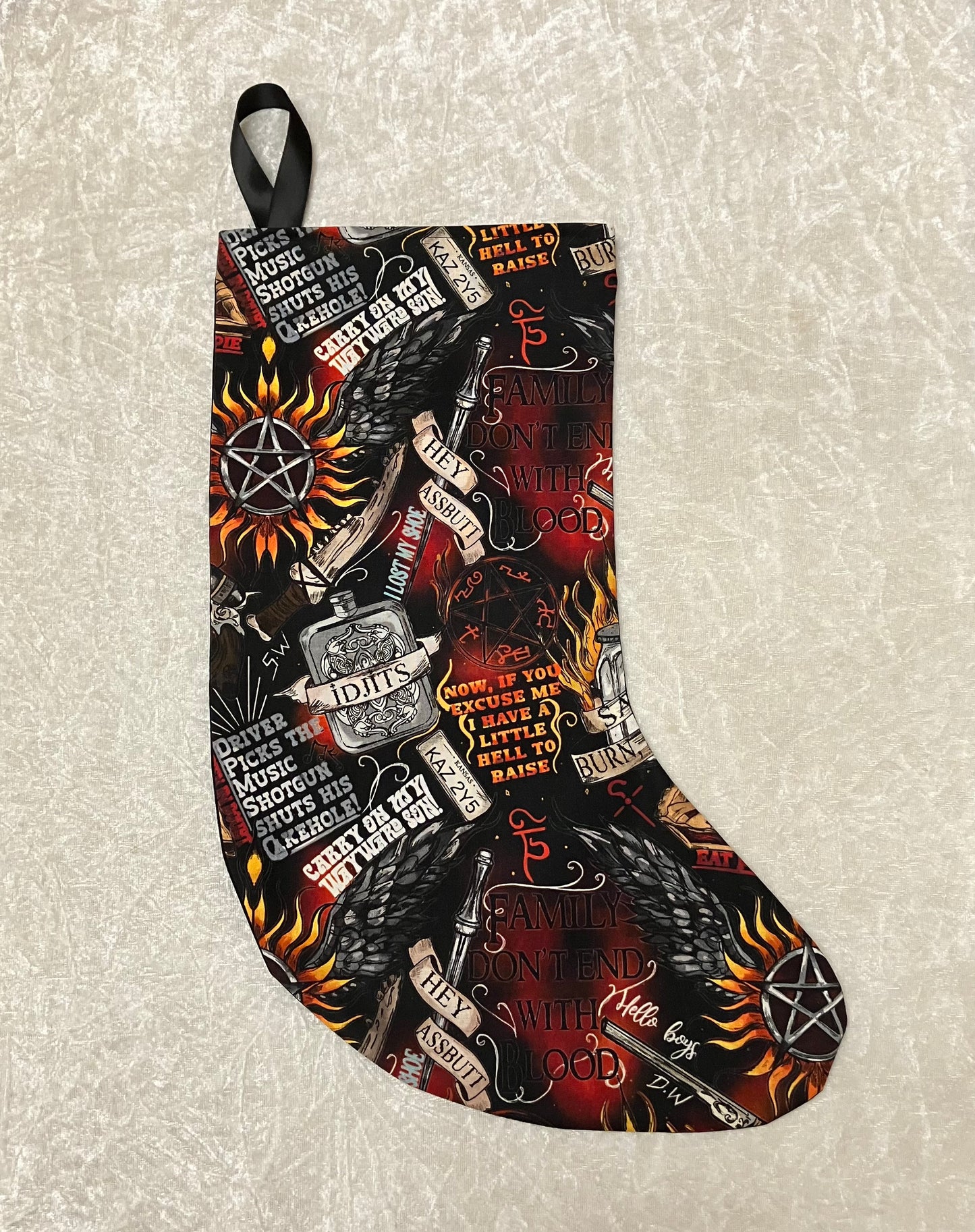 Supernatural Christmas Stocking