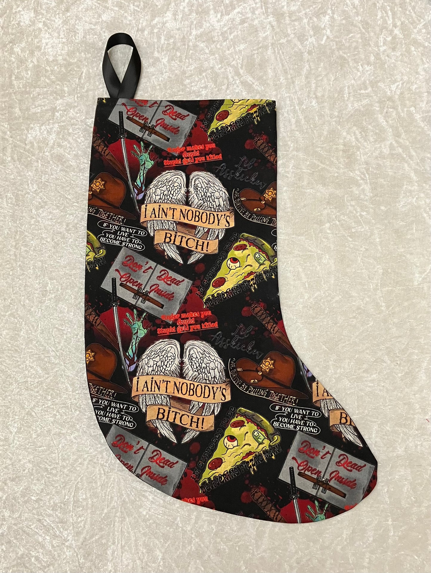 Zombie Christmas Stocking