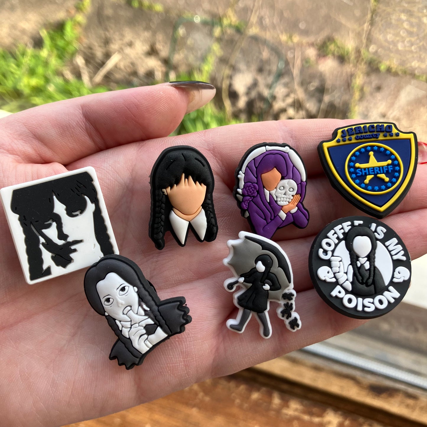 Spooky Girl Shoe Charms