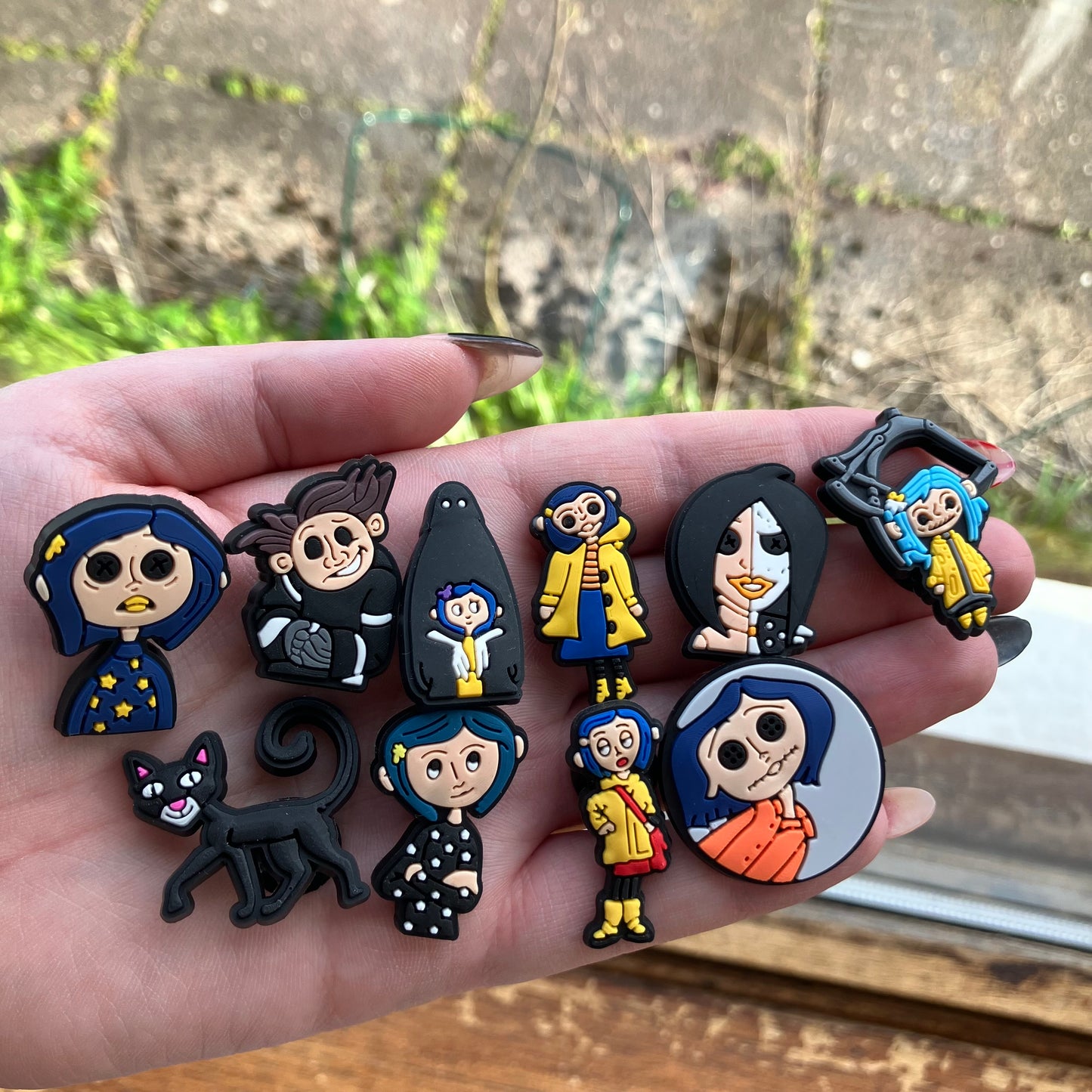 Spooky Girl Shoe Charms