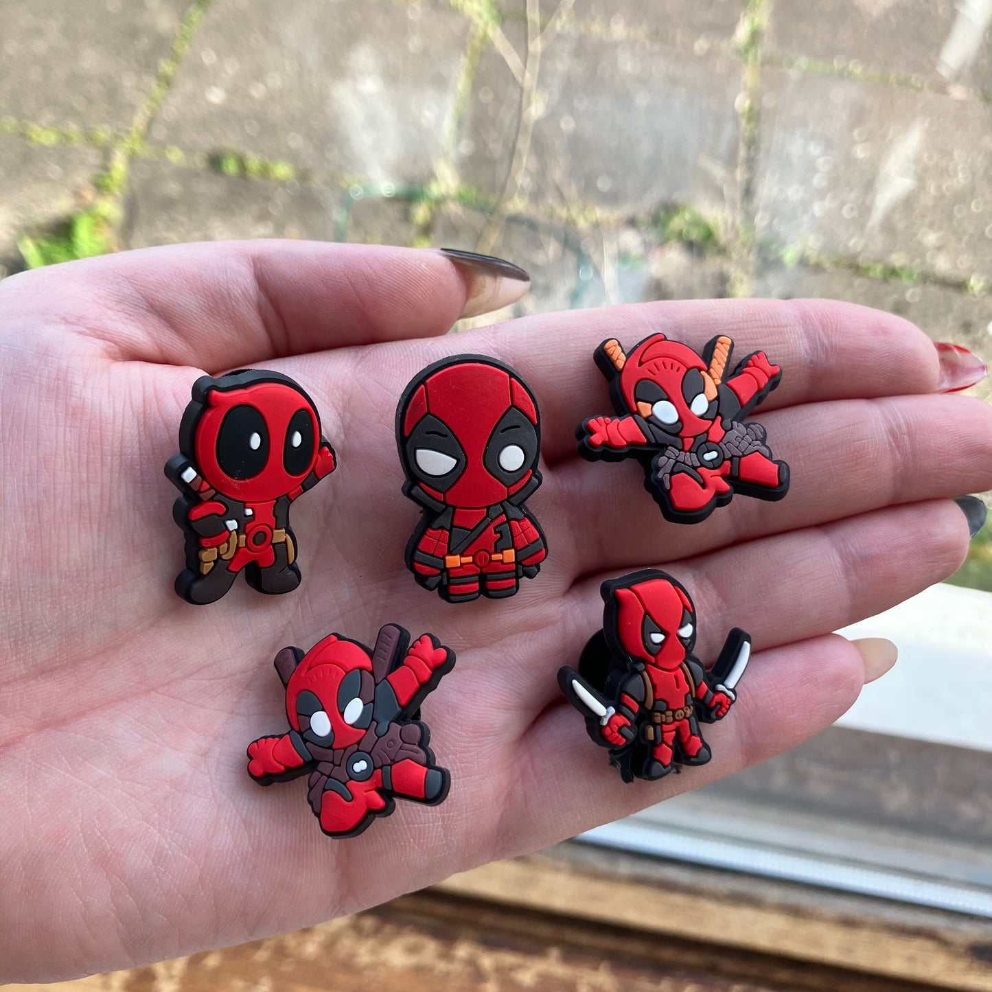 Superhero Shoe Charms