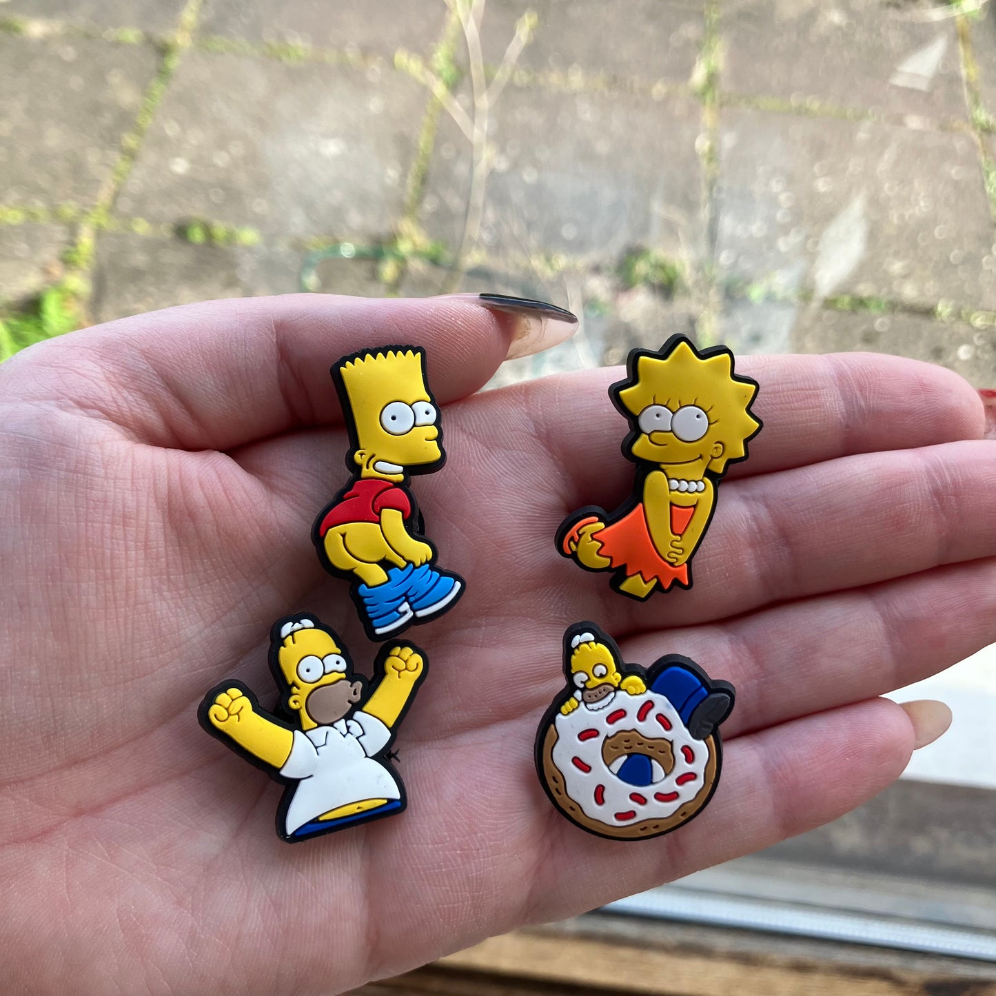 Yellow Cartoon Shoe Charms