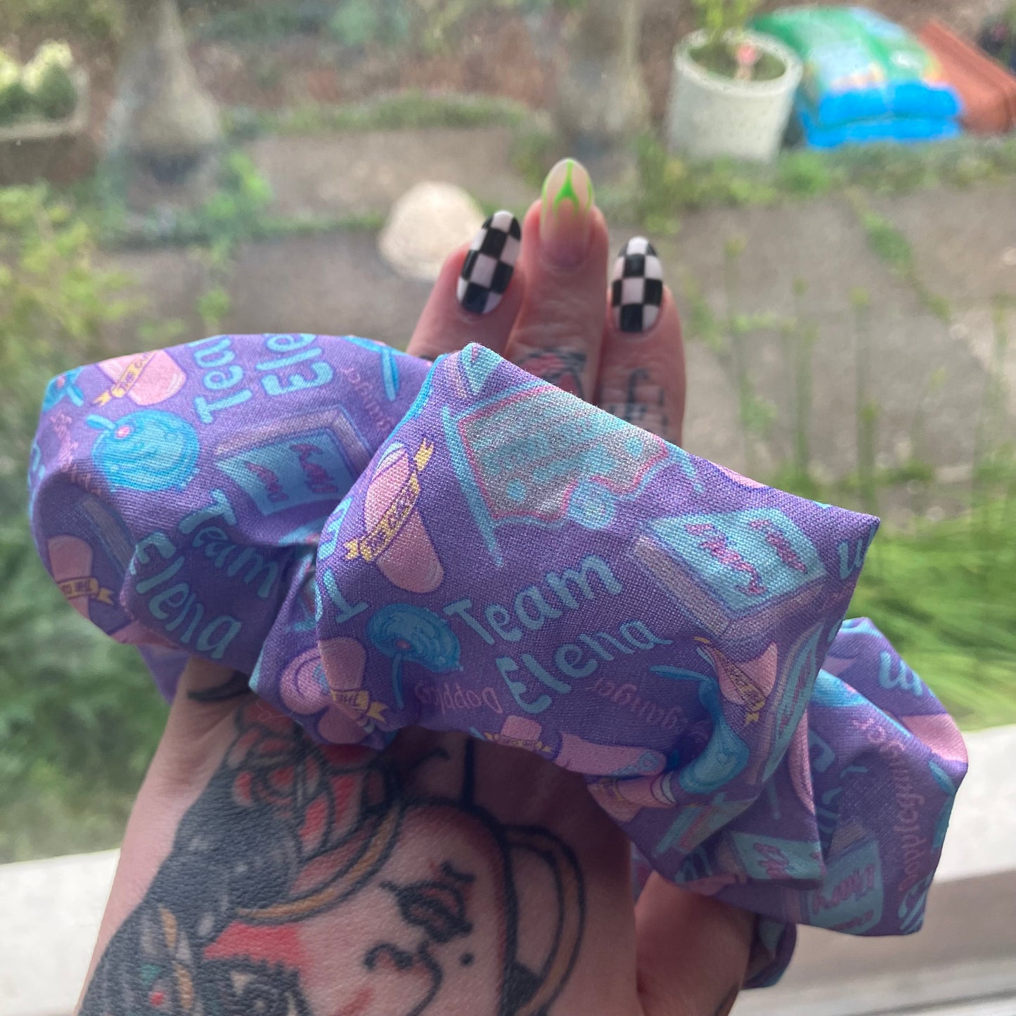 Team Elena Scrunchie