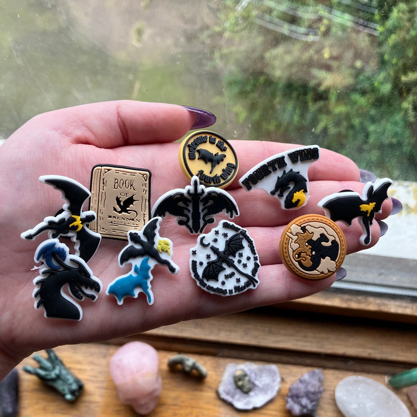 Dragon Rider Shoe Charms