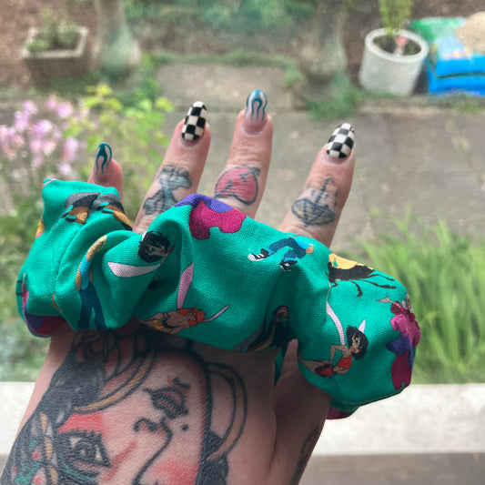 Fern Scrunchie