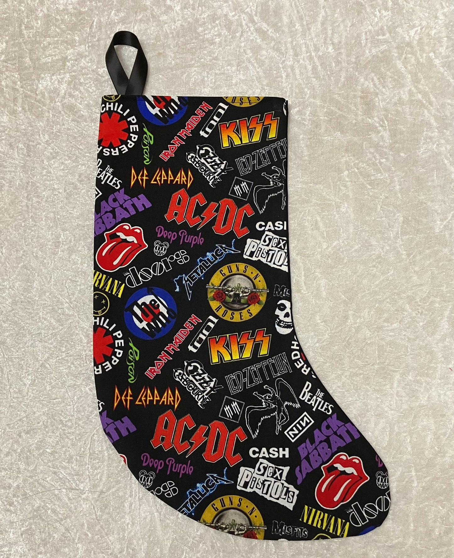 Rock Bands Christmas Stocking