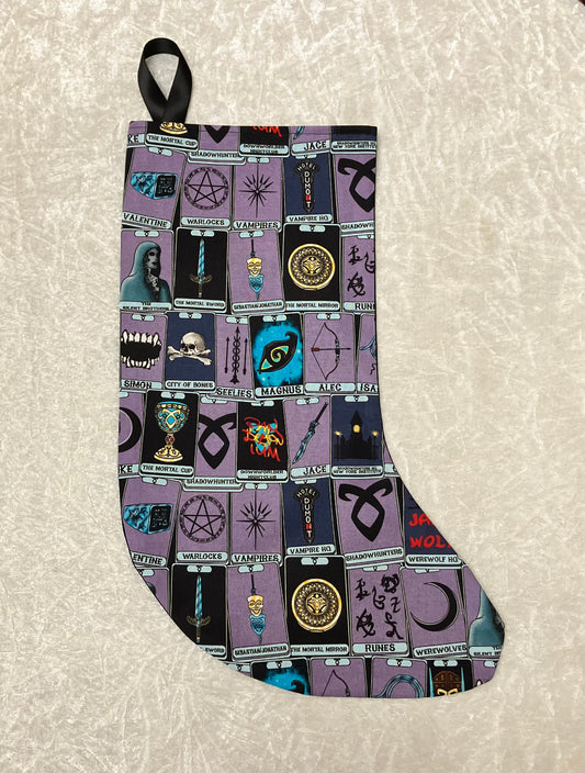 Shadow Christmas Stocking