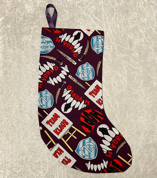 Team Klaus Christmas Stocking