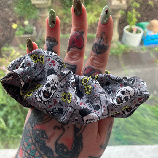 Horror Clown Scrunchie