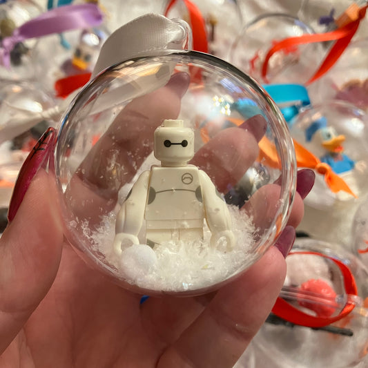 Cartoon Robot Christmas Bauble