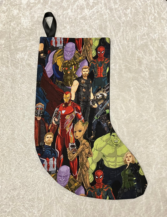 Superhero Christmas Stocking