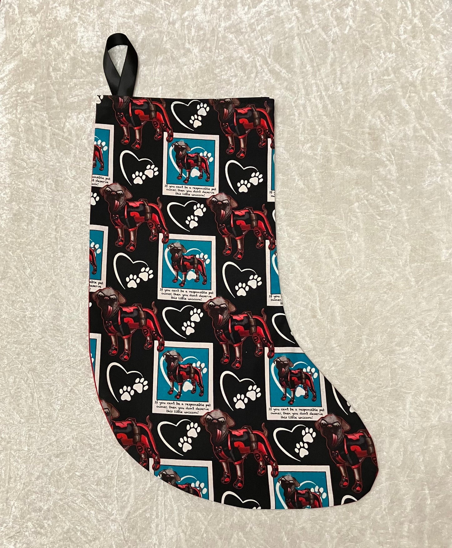 Superhero Christmas Stocking