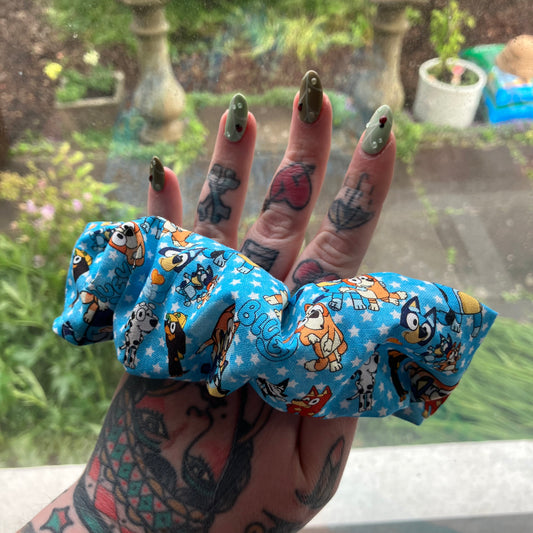 Cartoon Dog Scrunchie