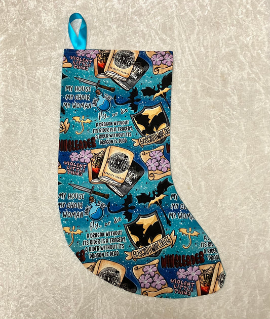 Dragon Rider Christmas Stocking