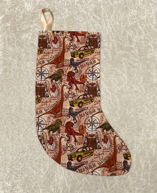 Jurassic Christmas Stocking