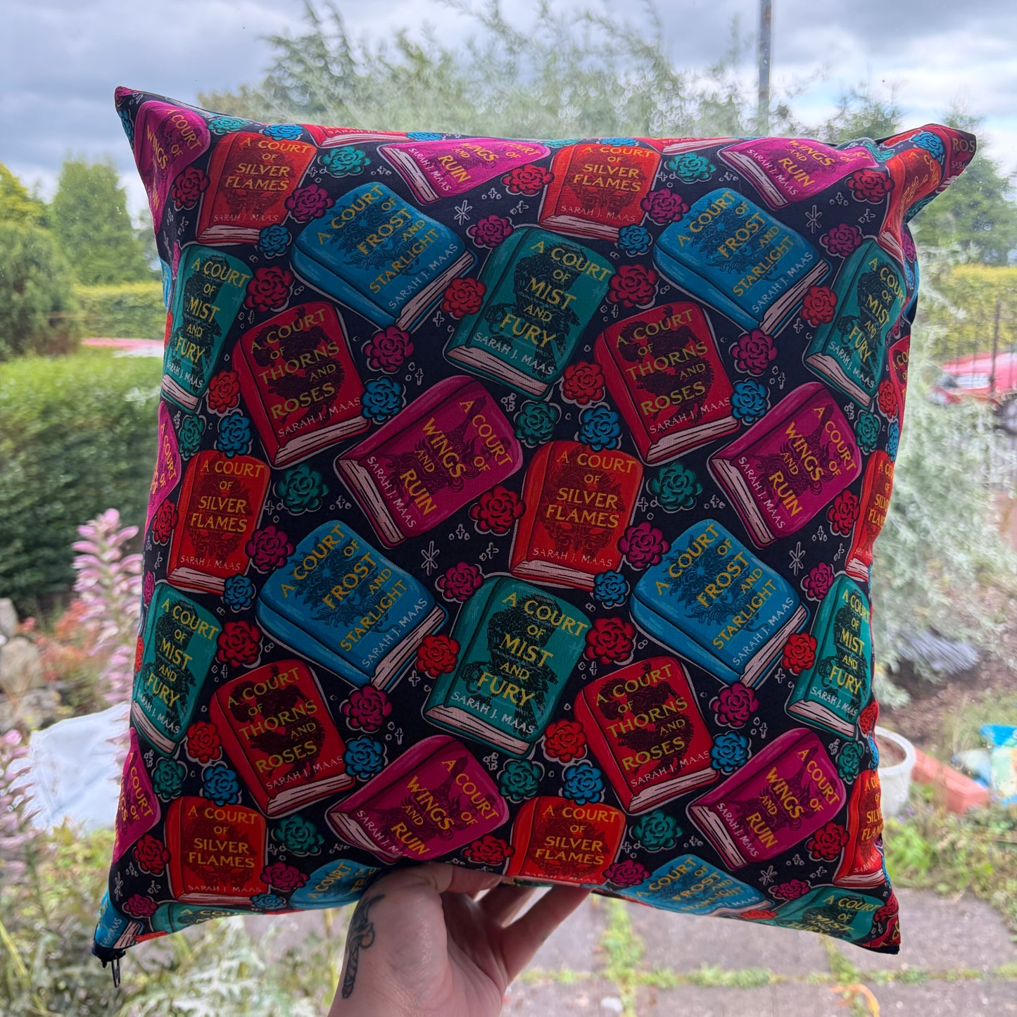 Fantasy Book Cushion Cover
