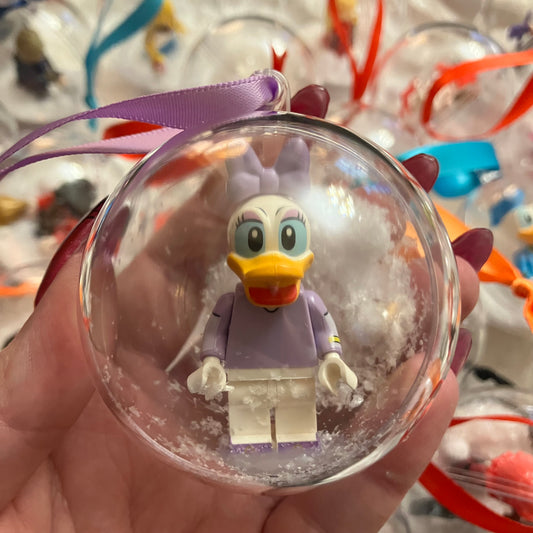 Cartoon Duck Christmas Bauble