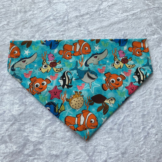 Cartoon Fish Dog Bandana