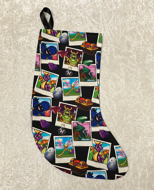 Dragon Game Christmas Stocking