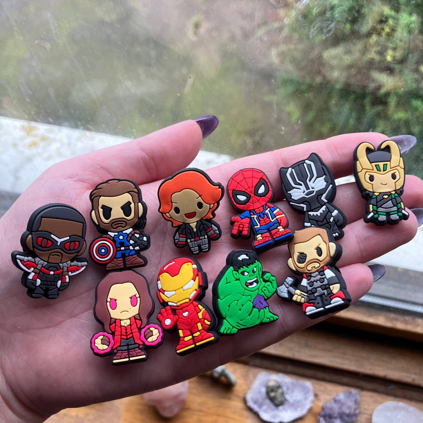 Superhero Shoe Charms