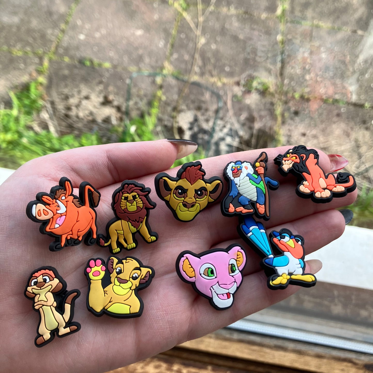 Cartoon Lion Shoe Charms