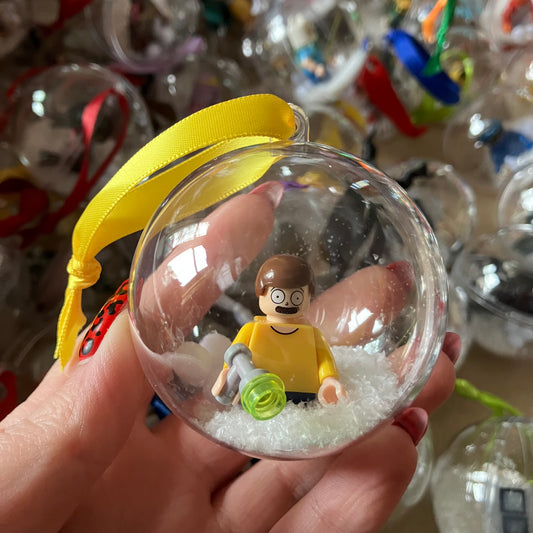 Adult Cartoon Christmas Bauble