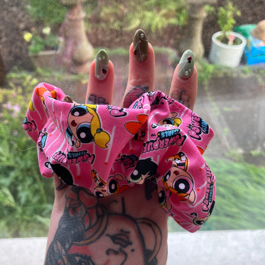 Cartoon Girls Scrunchie