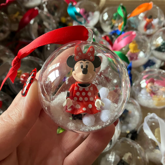 Cartoon Mouse Christmas Bauble