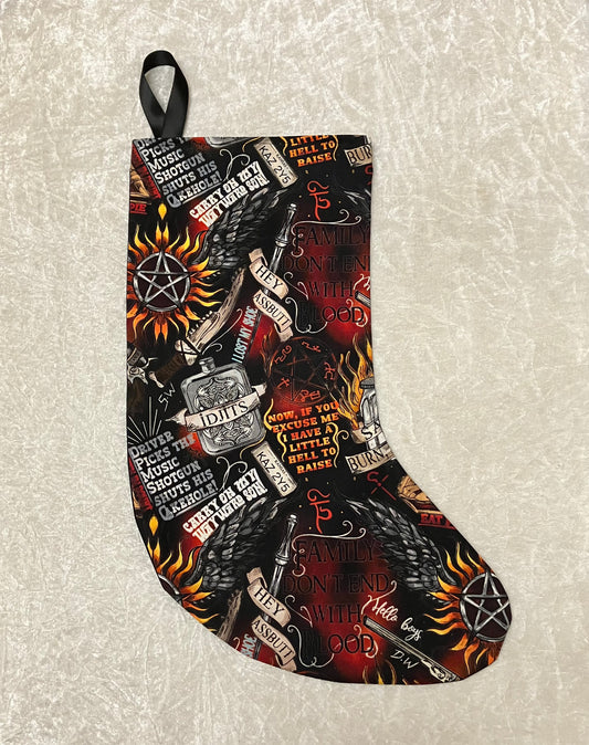 Supernatural Christmas Stocking
