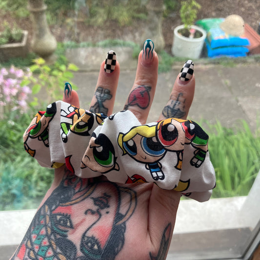 Cartoon Girls Scrunchie