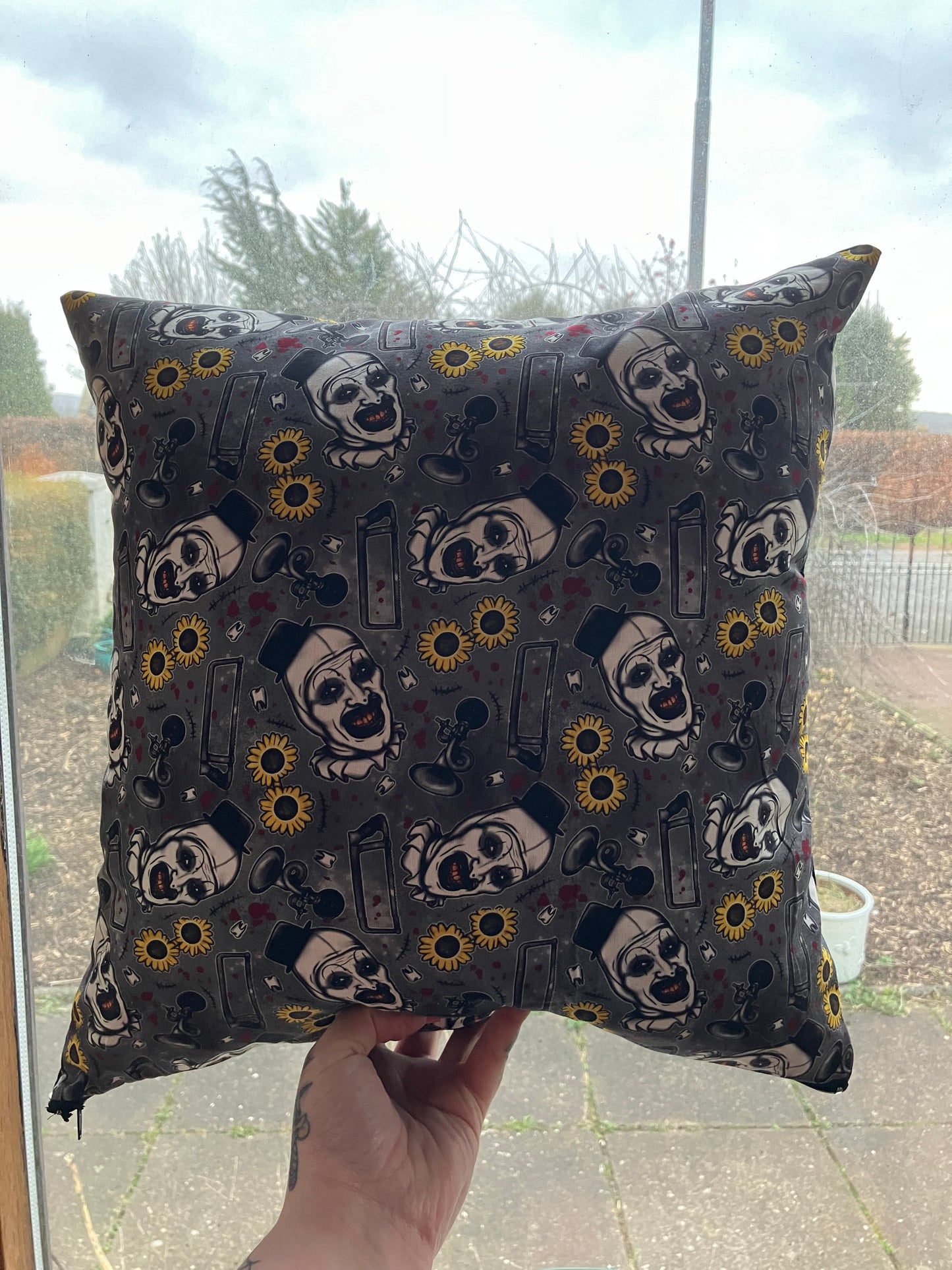 Horror Clown Cushion Cover