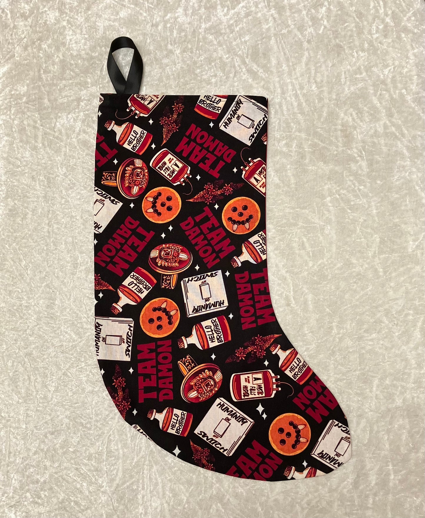 Team Damon Christmas Stocking