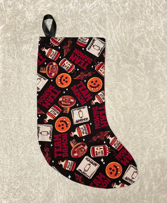 Team Damon Christmas Stocking
