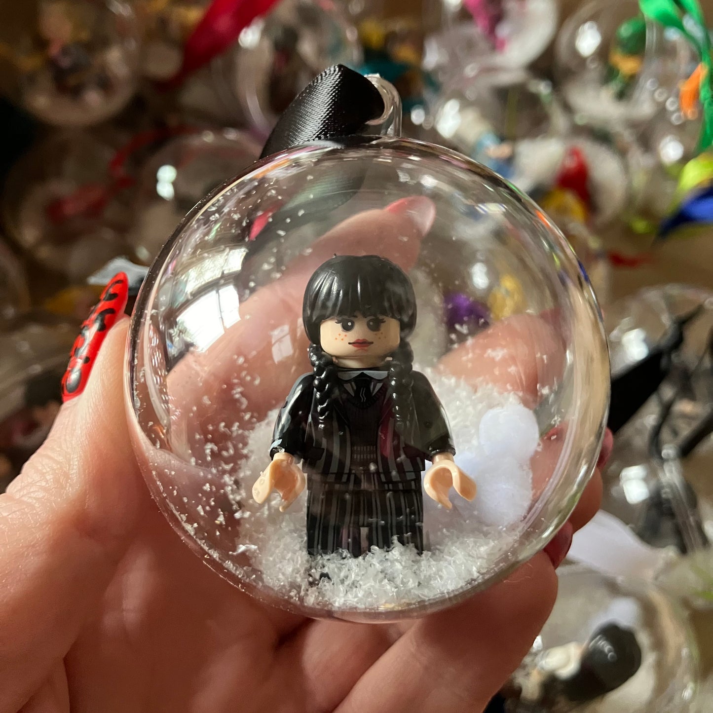Spooky Girl Christmas Bauble