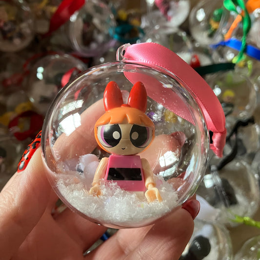 Cartoon Girls Christmas Bauble