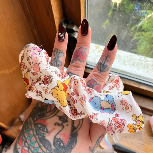 Cartoon Bear Scrunchie