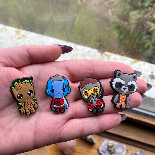 Superhero Shoe Charms