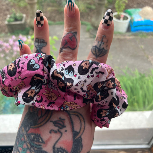 Spooky Girl Scrunchie