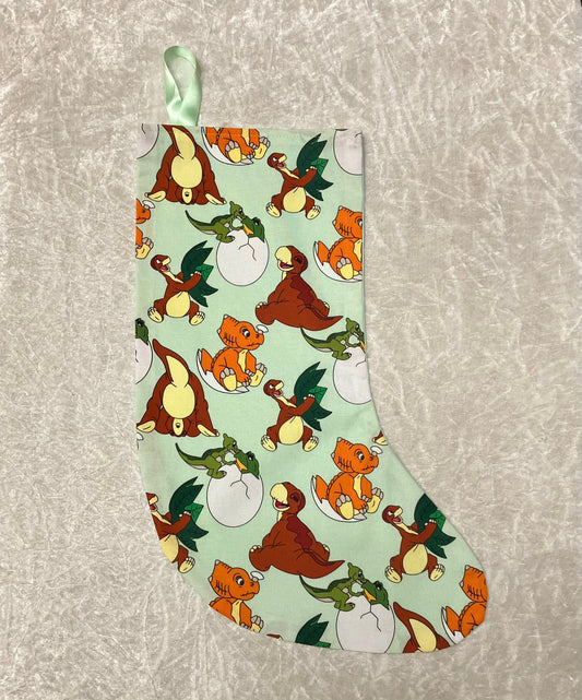 Dinosaur Christmas Stocking