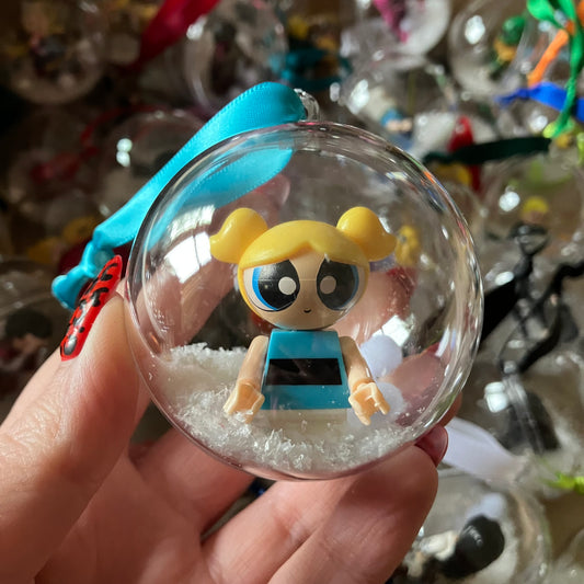 Cartoon Girls Christmas Bauble