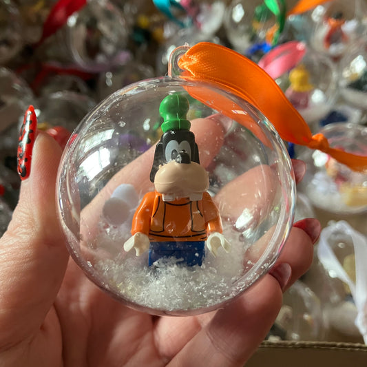 Cartoon Dog Christmas Bauble