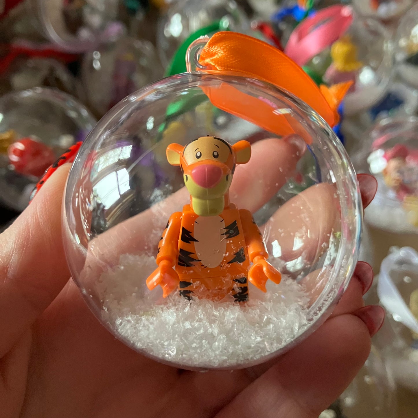 Cartoon Tiger Christmas Bauble