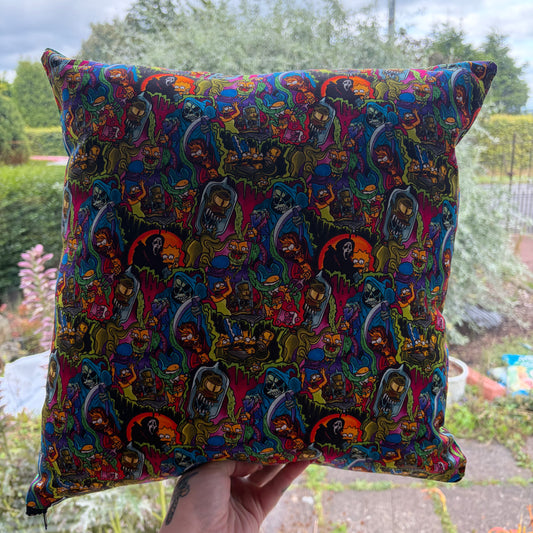 Yellow Cartoon Cushion Cover