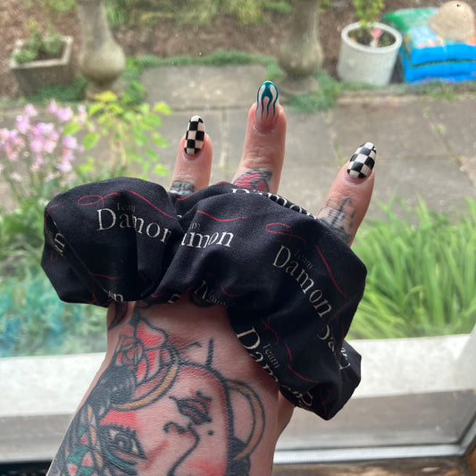 Team Damon Scrunchie